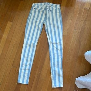 Hudson soft stretch stripe jeans